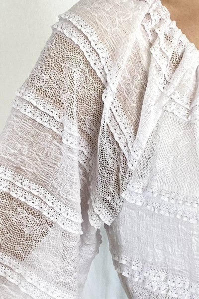 Платье Art Oliya 306 белый - фото 4