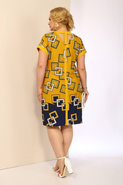 Платье Shetti 4034 горчица - фото 5