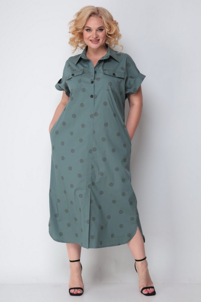 Платье Michel chic 993 морская-волна - фото 2