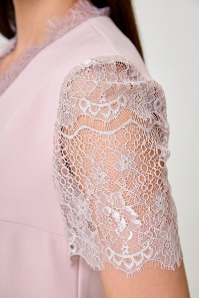 Платье Anelli 635 розовый - фото 5