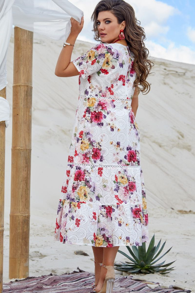Платье Vittoria Queen 15373/1 дизайн_цветы - фото 3