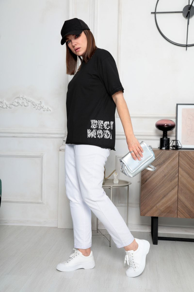 Брюки BegiModa 6017 молочный - фото 5