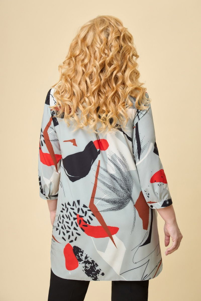 Блуза DaLi 4387 абстракция - фото 3