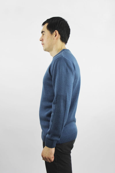 Джемпер прямой силуэт вязаный трикотаж на каждый день Полесье С5696-21 1С8724-Д43 170,176 габардин - фото 3