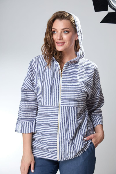 Блуза Anastasia 863 синий - фото 3