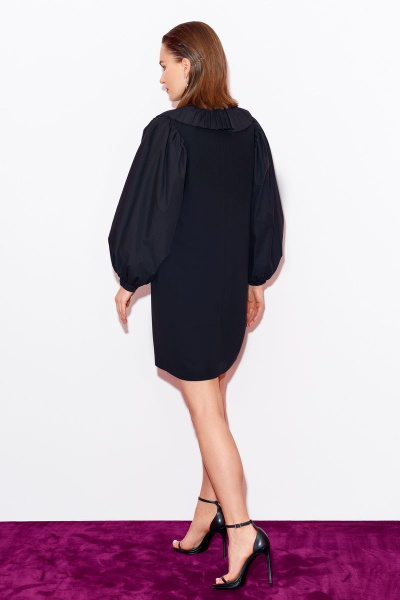 Нарядное платье из текстиля без воротника BURVIN 8348-81 - фото 4