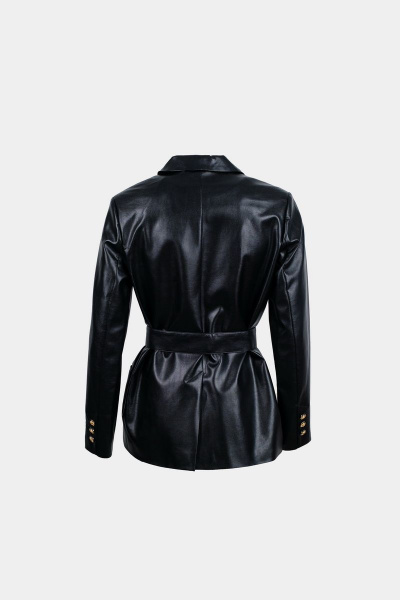 Жакет экокожа черный нарядный для особых случаев BURVIN 8380-71 1 - фото 3