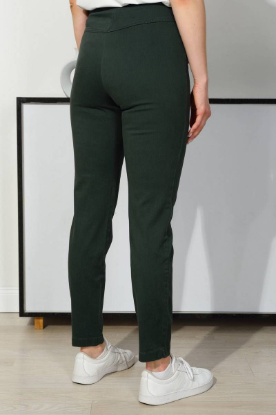Зауженные брюки 7/8 из хлопка с подкройным поясом Femme & Devur 9558 2.17F(170) - фото 4