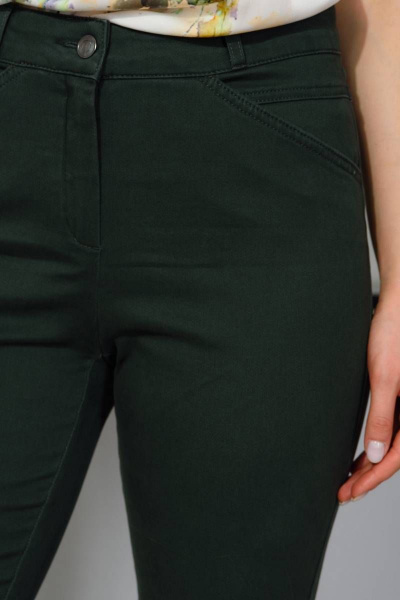 Зауженные брюки 7/8 из хлопка с подкройным поясом Femme & Devur 9558 2.17F(170) - фото 3