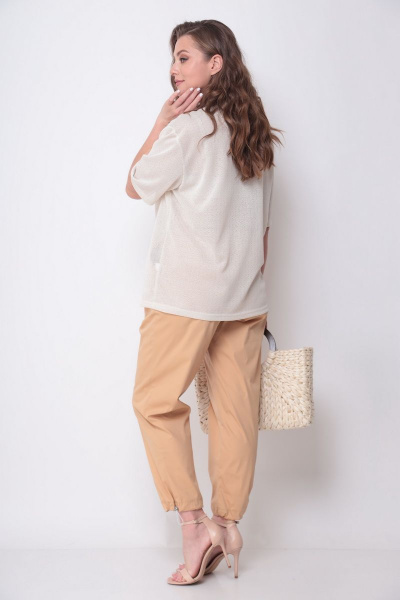 Брюки, майка Michel chic 1230 бежевый - фото 7
