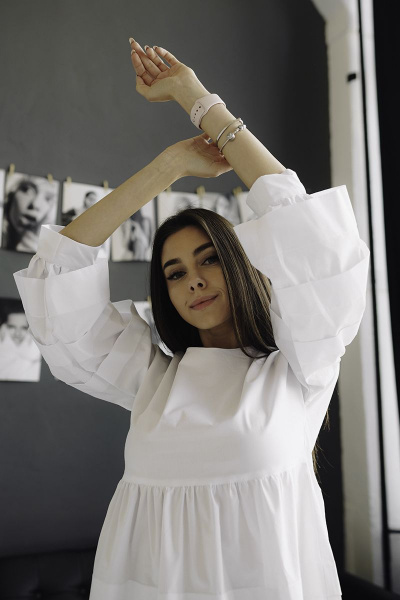 Платье THE.WOMAN 398 белый - фото 2