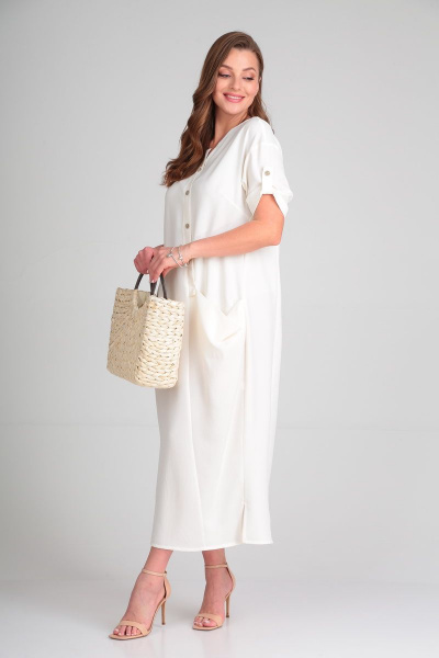 Платье Michel chic 2094 молочный - фото 2