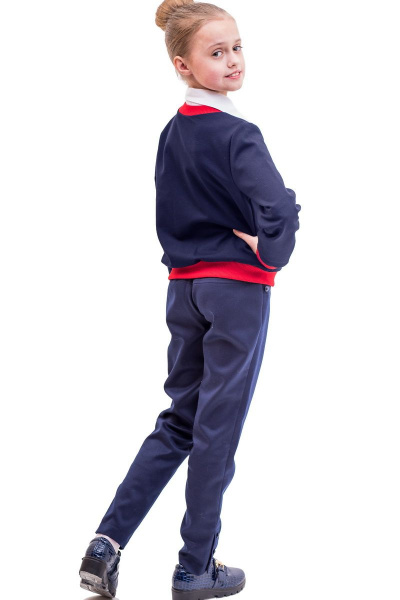 Жакет Франтишка Ш-2159-18с-70-с78 темно-синий - фото 2