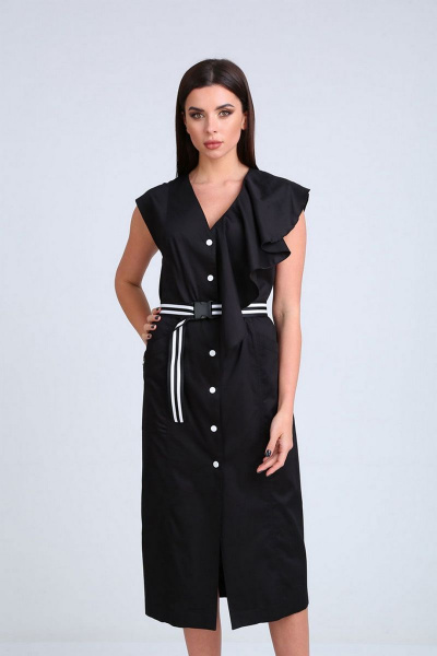 Платье Диомант 1664 черный - фото 3