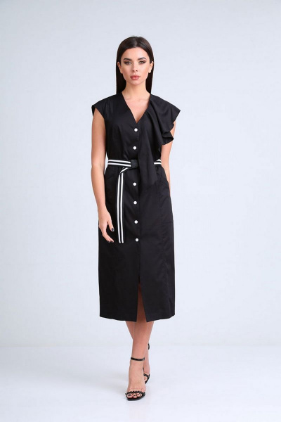 Платье Диомант 1664 черный - фото 1