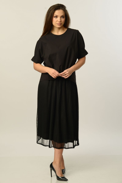 Юбка Диомант 1634 черный - фото 1