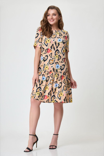 Платье DaLi 5517 беж - фото 1