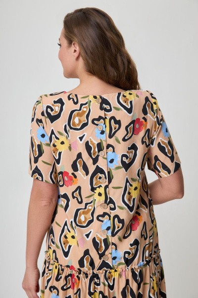 Платье DaLi 5517 беж - фото 3