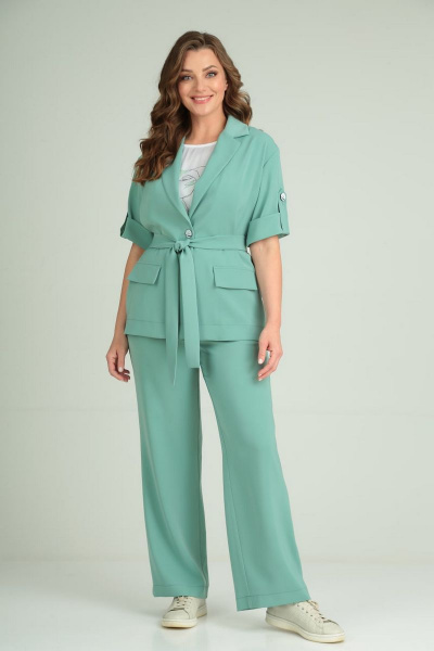 Блуза, брюки, жакет Takka Plus 22-146 - фото 2