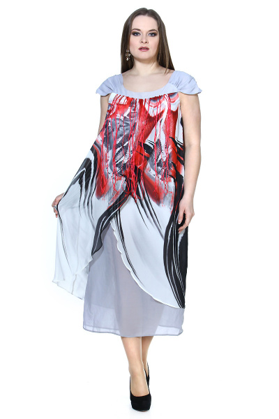 Платье в стиле кэжуал с современным кройом Belkante 258 - фото 1