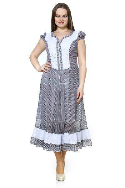 Платье с прозрачными элементами в универсальном стиле Belkante 262 - фото 1