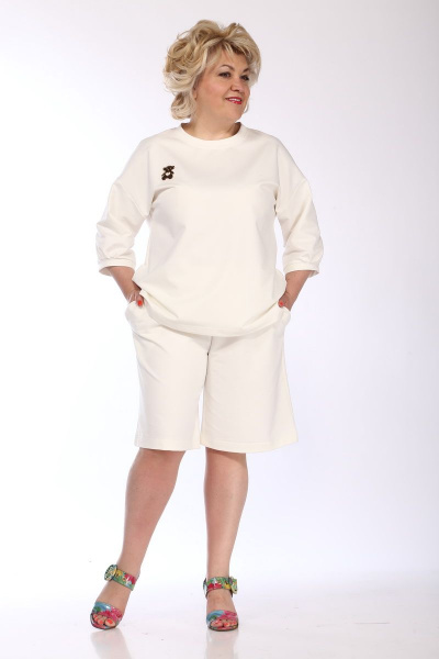 Джемпер, шорты Djerza 704 молочный - фото 3