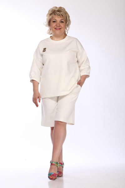 Джемпер, шорты Djerza 704 молочный - фото 1