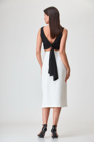 Юбка Anelli 917 молочный - фото 4