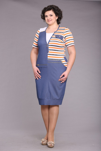 Платье с пышной юбкой и классическим силуэтом для постоянного ношения Domiti 169 - фото 1