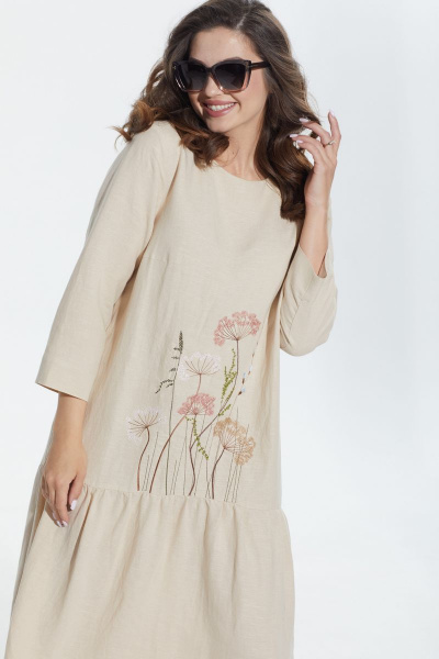 Платье MALI 422-033 крем-брюле - фото 4