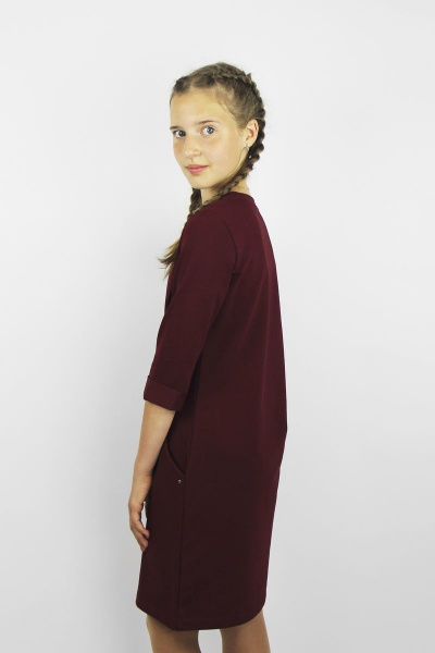 Платье Полесье С4834-16 6С0786-Д43 158,164 бордо - фото 3