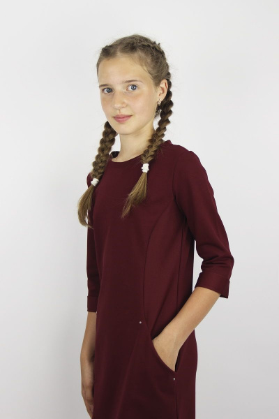 Платье Полесье С4834-16 6С0786-Д43 158,164 бордо - фото 2