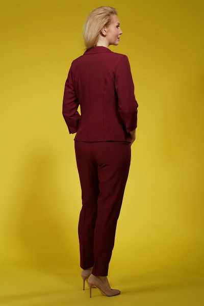 Блуза, брюки, жакет Белтрикотаж 4188/1 ежевика - фото 3