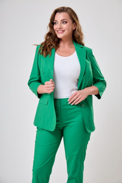 Жакет БелЭльСтиль 203-1 10 22 светло-зеленый - фото 4