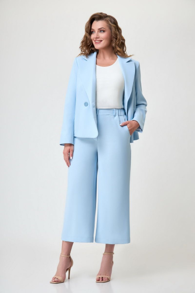 Брюки, жакет DaLi 3575 голубой - фото 3