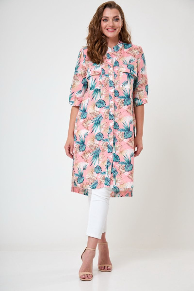Туника БАГРЯНИЦА 3010-1 розовый - фото 4