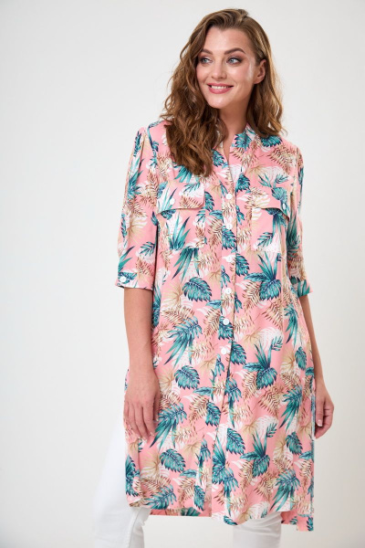 Туника БАГРЯНИЦА 3010-1 розовый - фото 2