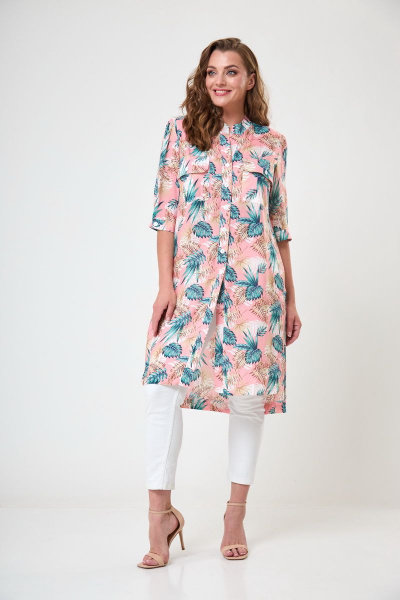 Туника БАГРЯНИЦА 3010-1 розовый - фото 1