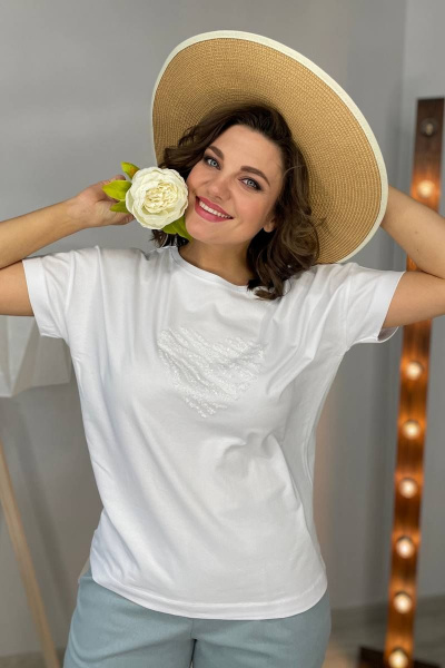 Футболка Rumoda 2079 белый - фото 5