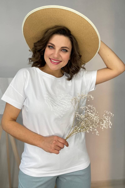 Футболка Rumoda 2079 белый - фото 4