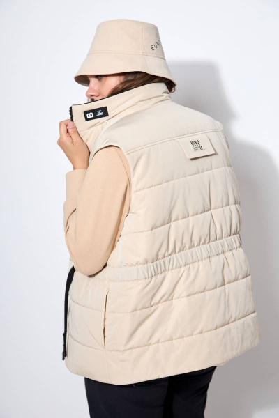 Блуза, брюки, жилет Runella 1487 беж - фото 3