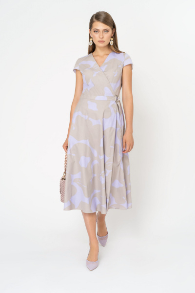 Платье Elema 5К-10883-1-164 принт - фото 1