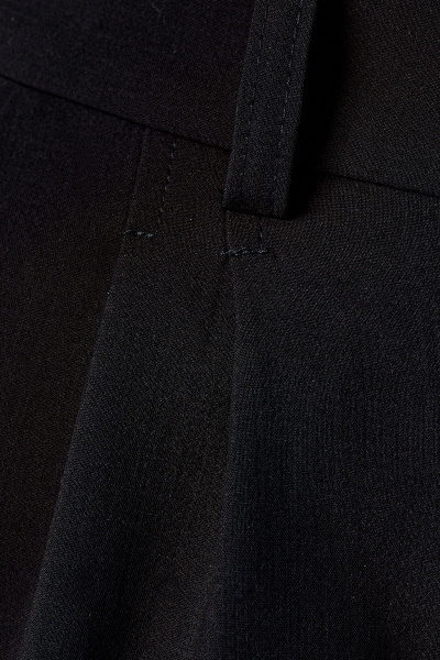 Черные широкие свободные брюки из поливискозы на лето Панда 48560w черный - фото 3