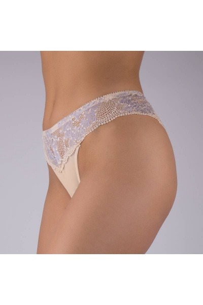 Трусы из эластичного полотна с кружевной отделкой Verally 1050-4 ванесса - фото 3