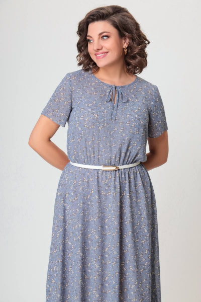 Платье Swallow 557 небесный_голубой - фото 6