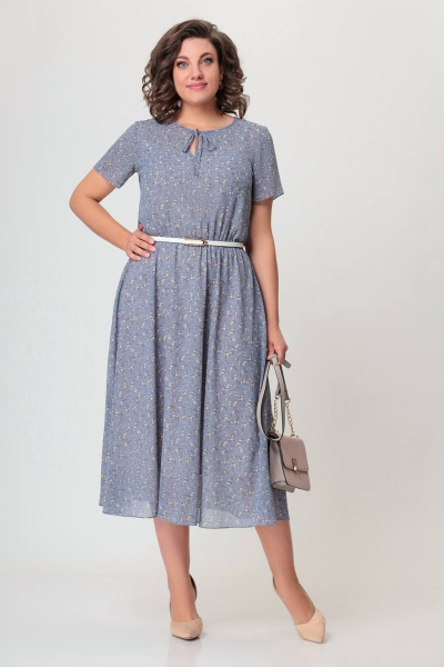 Платье Swallow 557 небесный_голубой - фото 5