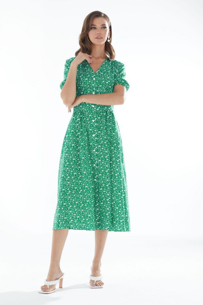 Платье Lyushe 3070 цветы - фото 3