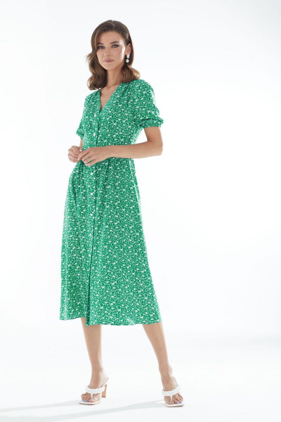 Платье Lyushe 3070 цветы - фото 1