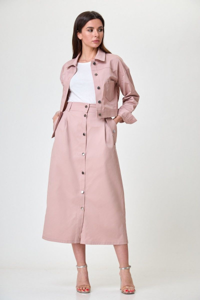 Юбка Anelli 1050 розовый. - фото 1