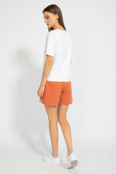 Футболка свободного кроя с цифровым принтом для лета Kivviwear 4026.64 - фото 10